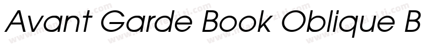 Avant Garde Book Oblique BT mfgpctt字体转换